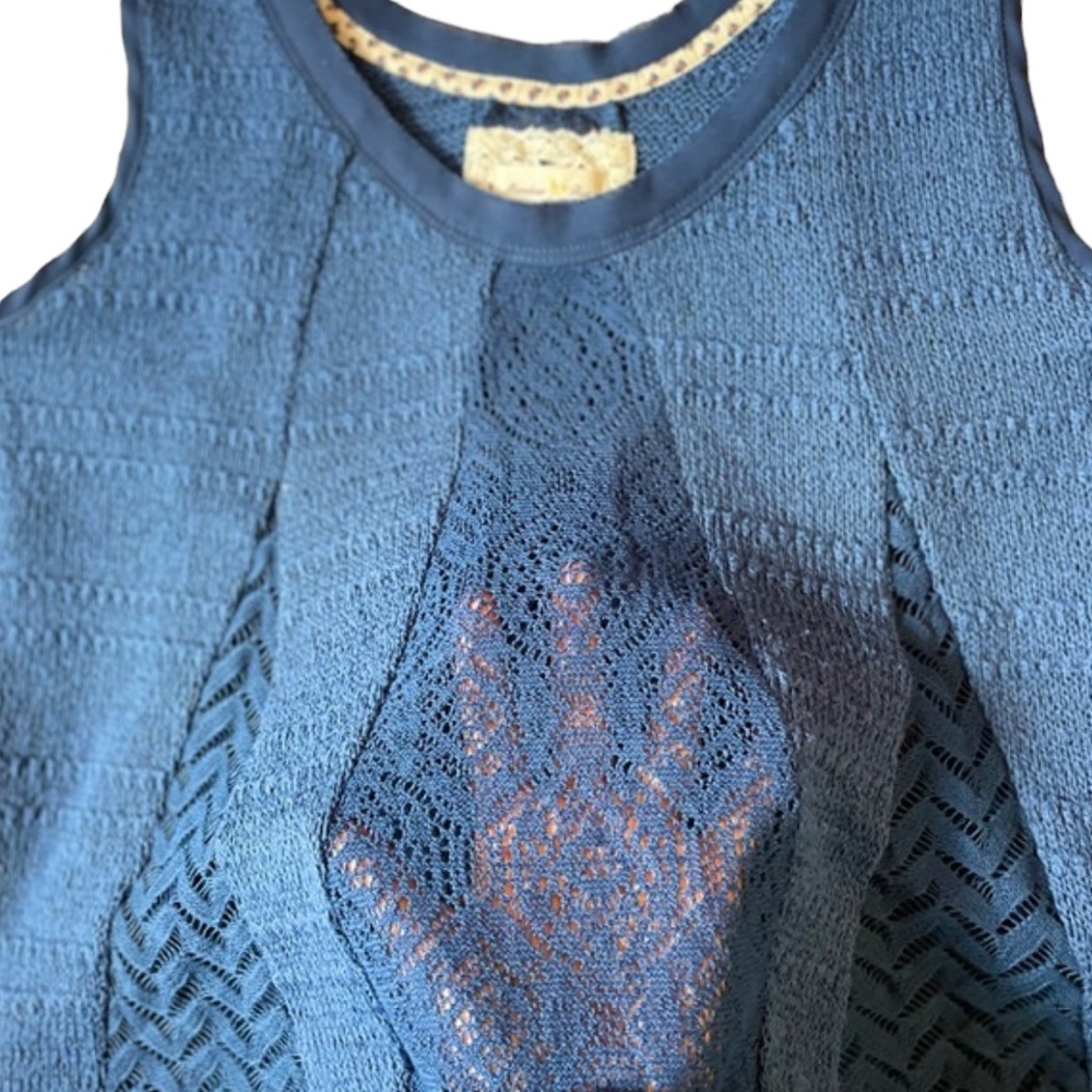 EUC Anthropologie Meadow Rue “Carrigan” Crochet Tank Top - Picture 11 of 11